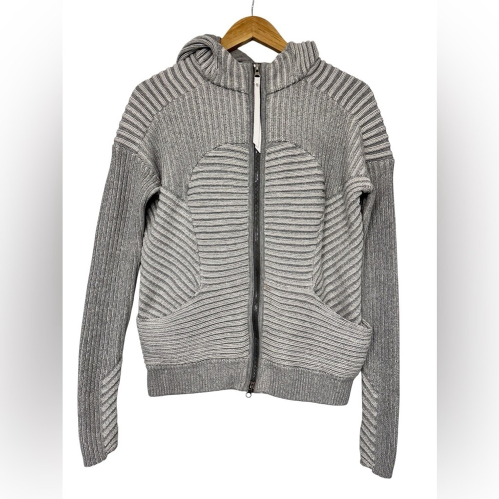 Lululemon Embrace Hoodie *Knit Grey size 8